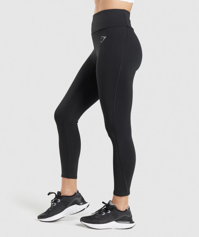 Women's Gymshark Speed Leggings Black | CA 316N0A